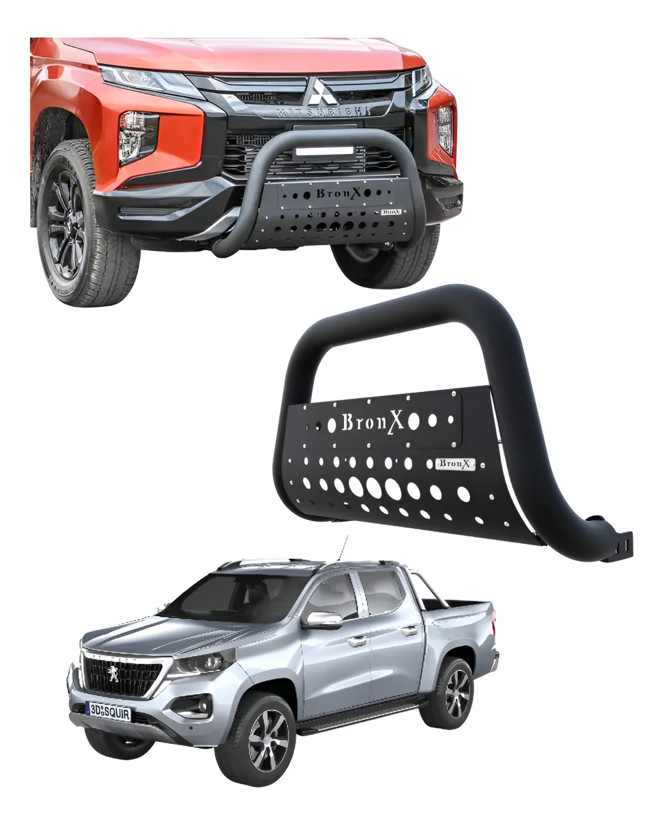 Burrera Tumbaburros Black Peugeot Landtrek 4 Action 21-23 - Image 1