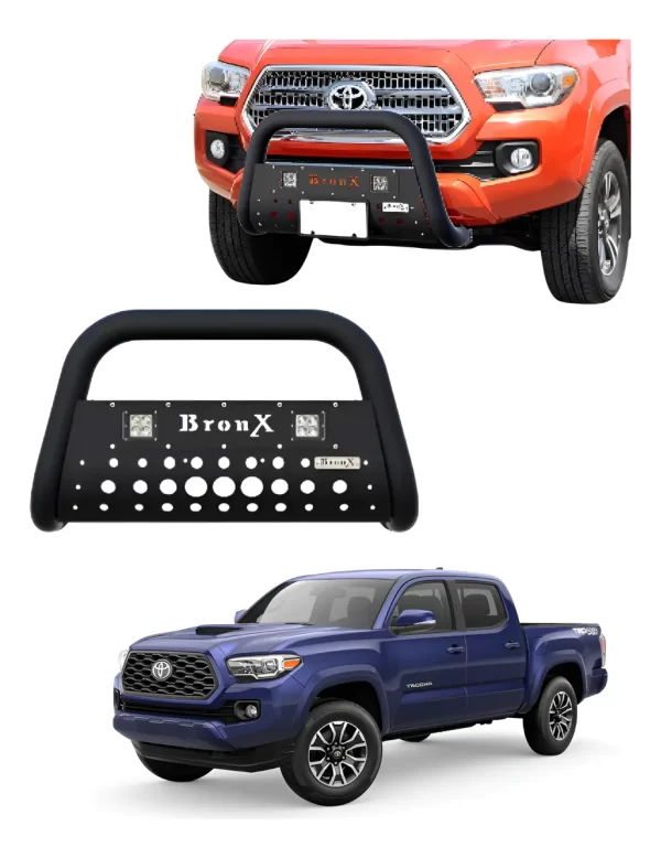 Kit Burrera Black Toyota Tacoma 2016 -2023 + 2 Faros Led