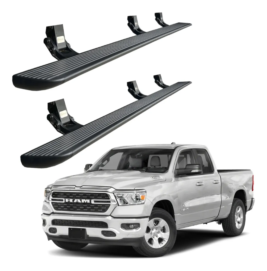 Estribos Electricos Mastodon Ram 1500 2019 - 2023 Dob Cab - Image 1