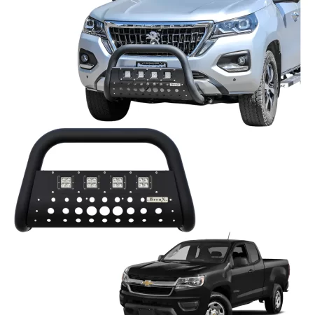 Burrera Black 4 Faros Para Chevrolet Colorado 2013-2015