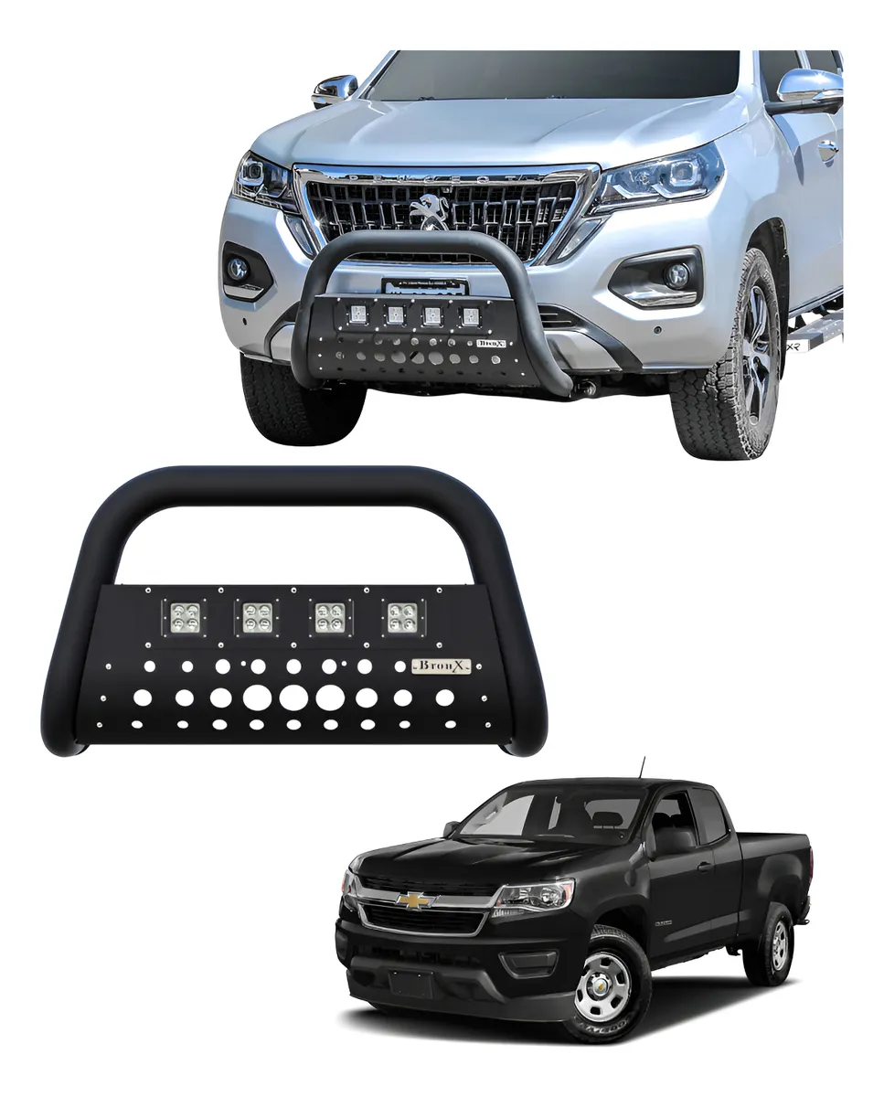 Burrera Black 4 Faros Para Chevrolet Colorado 2013-2015 - Image 1