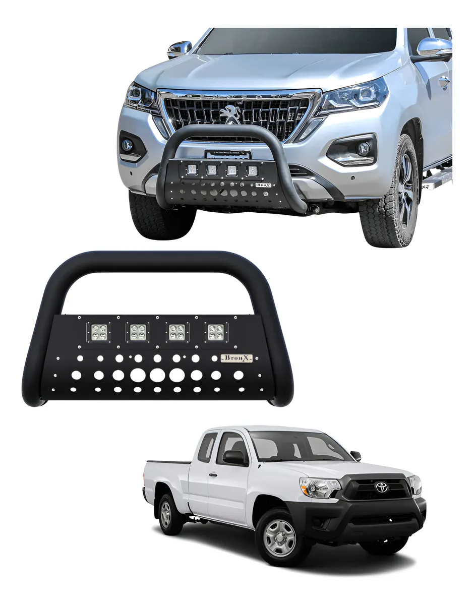 Burrera Black 4 Faros Para Toyota Tacoma 2006-2015 - Image 1