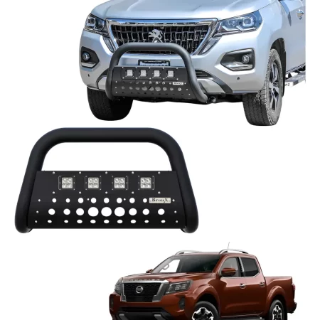 Burrera Black 4 Faros Para Np300, Frontier 4 Cil 2016-2020