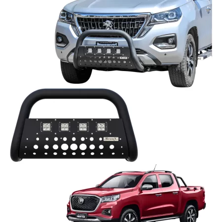 Burrera Black 4 Faros Para Changan Hunter  2024