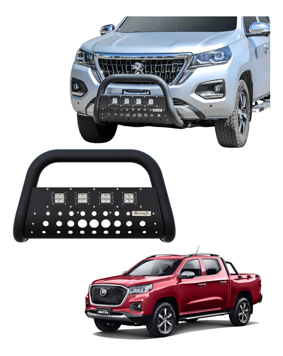 Burrera Black 4 Faros Para Changan Hunter  2024 - Image 1