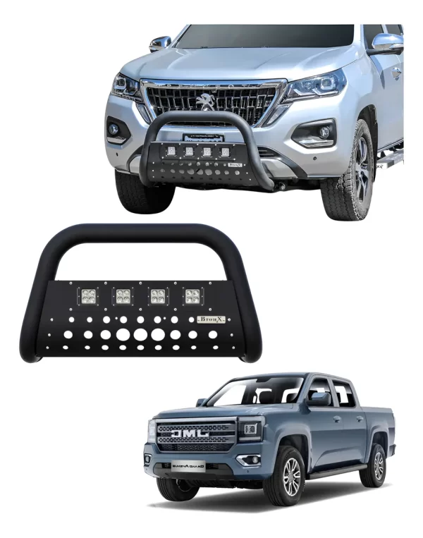 Burrera Black 4 Faros Para Jmc Grand Avenue - 2024