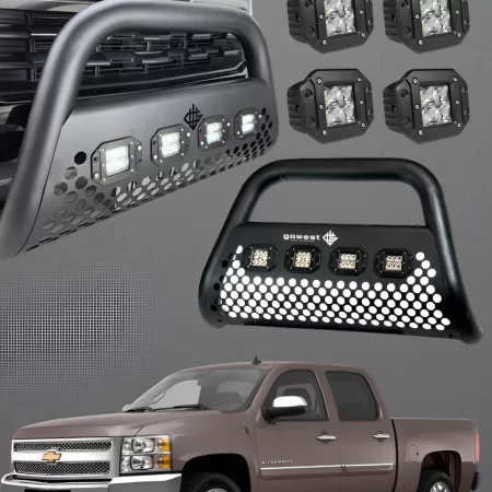 Kit Burrera Para Chevrolet Silverado 2007 - 2013 + 4 Led