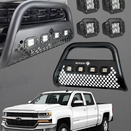 Kit Burrera Ultra Chevrolet Silverado 2016 - 2018 + 4 Luces