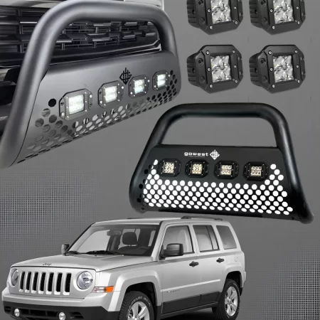 Kit Burrera Ultra Bar Jeep Patriot 2007 - 2010 + 4 Luces Led