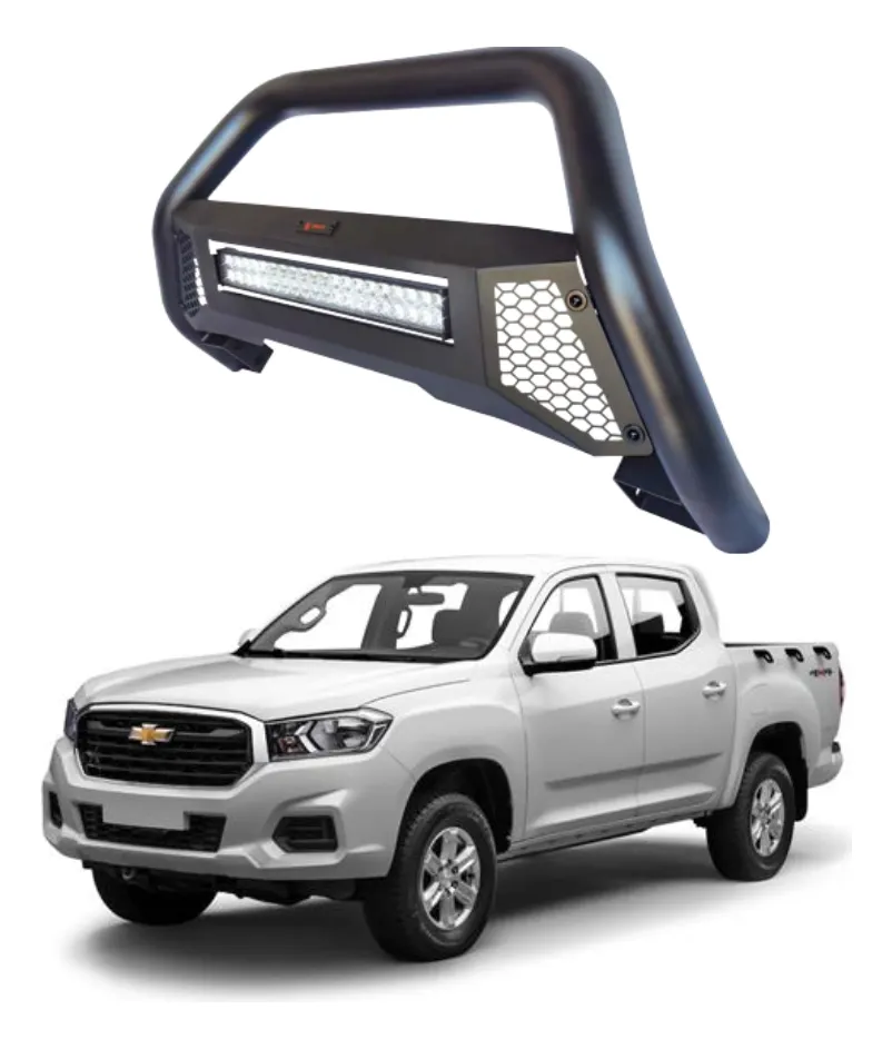 Burrera Tumbaburros Con Barra Led Chevrolet S10 2022 - 2025 - Image 1