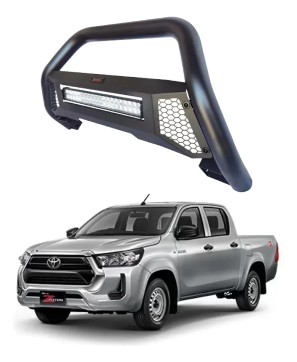Burrera Tumbaburros Con Barra Led Hilux Revo 2015-2022