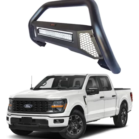 Burrera Tumbaburros Con Barra Led F-150 2018 - 2025