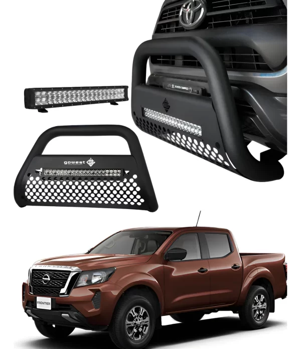 Combo Burrera Ultra Bar Np300 Frontier 2016-2025 + Barra Led