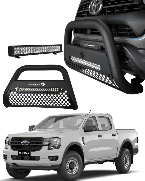 Kit Burrera Ultra Bar Ford Ranger 2013 - 2022 + Barra Led