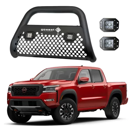 Kit Burrera Ultra Bar Frontier Np300 2016 - 2022 + 2 Faros