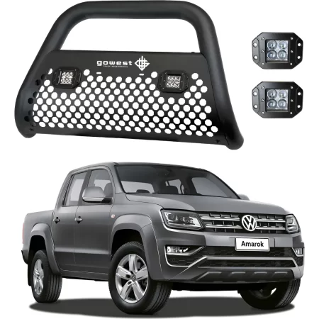 Kit Burrera Ultra Bar Volkswagen Amarok 2010-2020 + 2 Faros