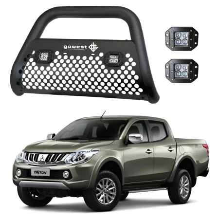 Kit Burrera Ultra Bar Mitsubishi L200 2008 - 2015 + 2 Faros