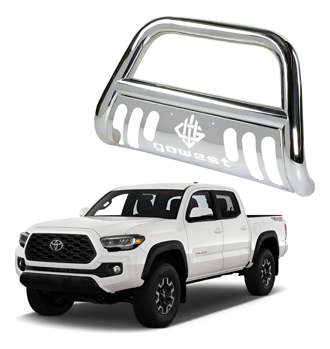 Burrera Protector Bar Cromada Toyota Tacoma 2016 - 2023 - Image 1