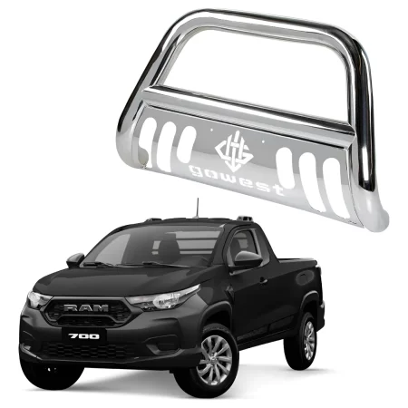 Burrera Protector Bar Cromada Ram 700 2021 - 2022 +