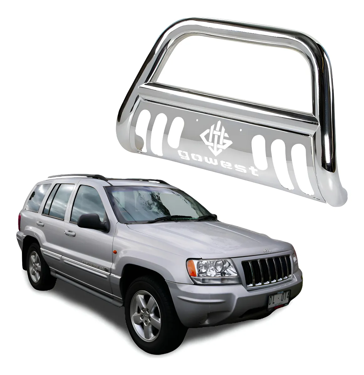 Burrera Protector Bar Cromada Jeep Grand Cherokee 1994-2004 - Image 1