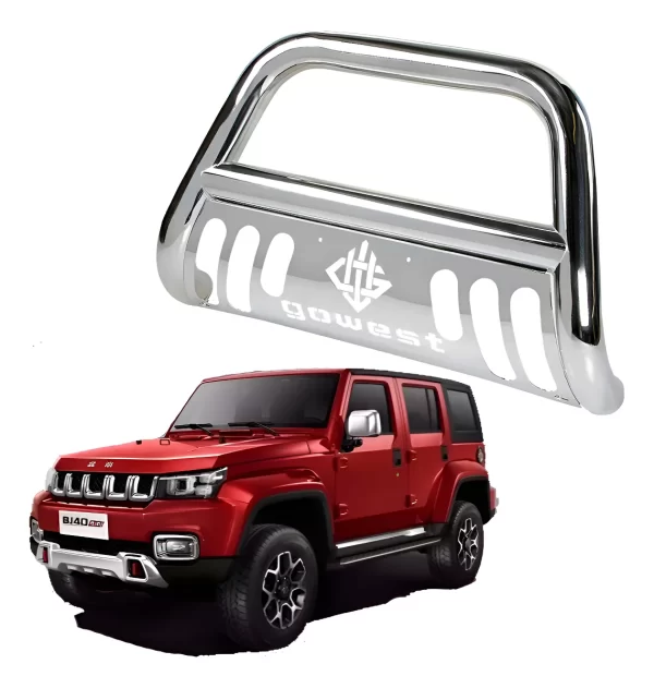 Burrera Protector Bar Cromada Baic Bj40 2019 - 2021 +