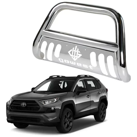 Burrera Protector Bar Cromada Toyota Rav4 2019 - 2022 +