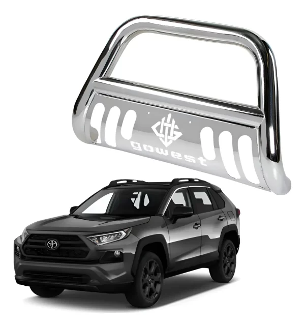 Burrera Protector Bar Cromada Toyota Rav4 2019 - 2022 +