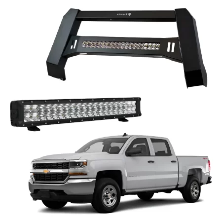 Kit Burrera Baja Bar Chevrolet Silverado 2007 - 2018 + Barra