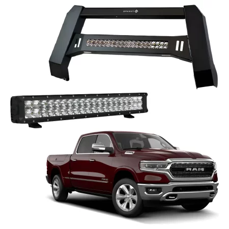 Kit Burrera Baja Bar Ram 1500 Limited 2019-2022 + Barra Led