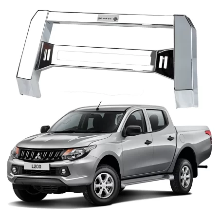 Centro Burrera Baja Bar Cromada Mitsubishi L200 2016 - 2019