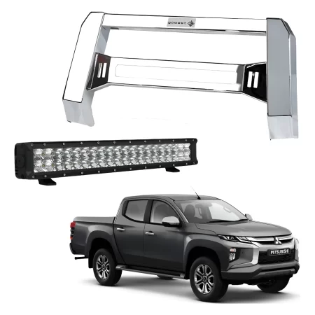 Kit Burrera Baja Bar Mitsubishi L200 2020 - 2022 + Barra Led