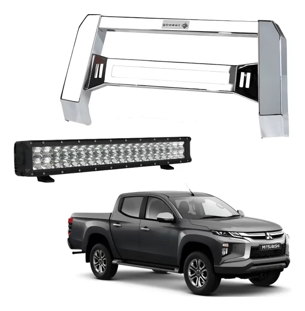 Kit Burrera Baja Bar Mitsubishi L200 2020 - 2022 + Barra Led