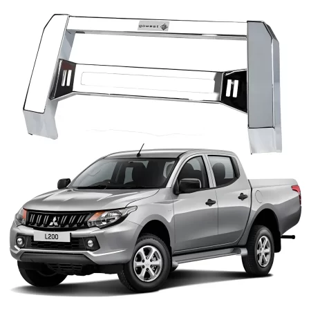 Centro Burrera Baja Bar Cromada Mitsubishi L200 2016 - 2019