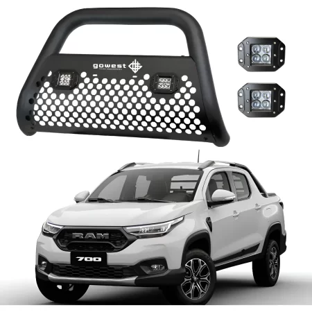 Kit Burrera Ultra Bar Ram 700 2021 - 2023 + 2 Faros Led