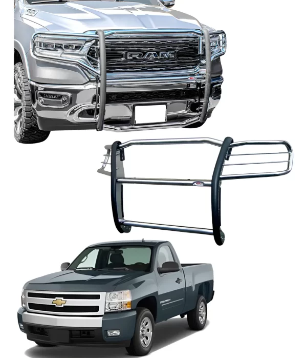 Burrera Super Bronco Cromada Silverado New Line 2007 - 2013