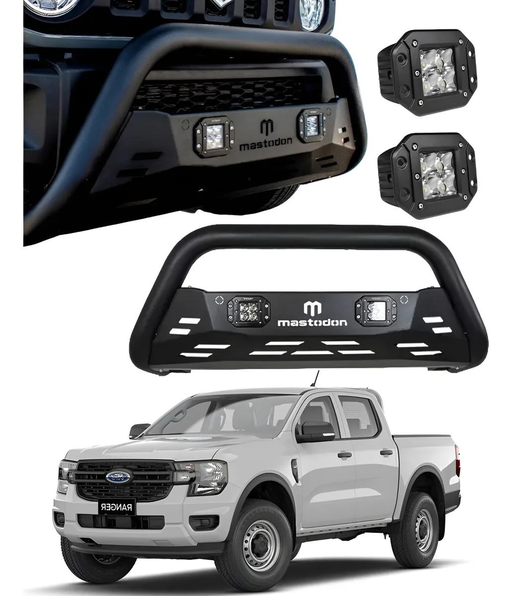 Kit Burrera Rage Para Ford Ranger 2013 - 2022 + 2 Luces Led - Image 1