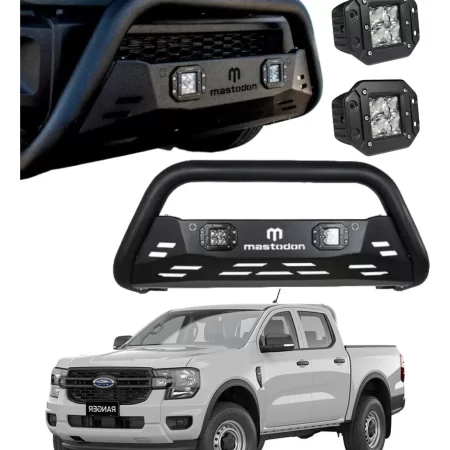 Kit Burrera Rage Para Ford Ranger 2013 - 2022 + 2 Luces Led