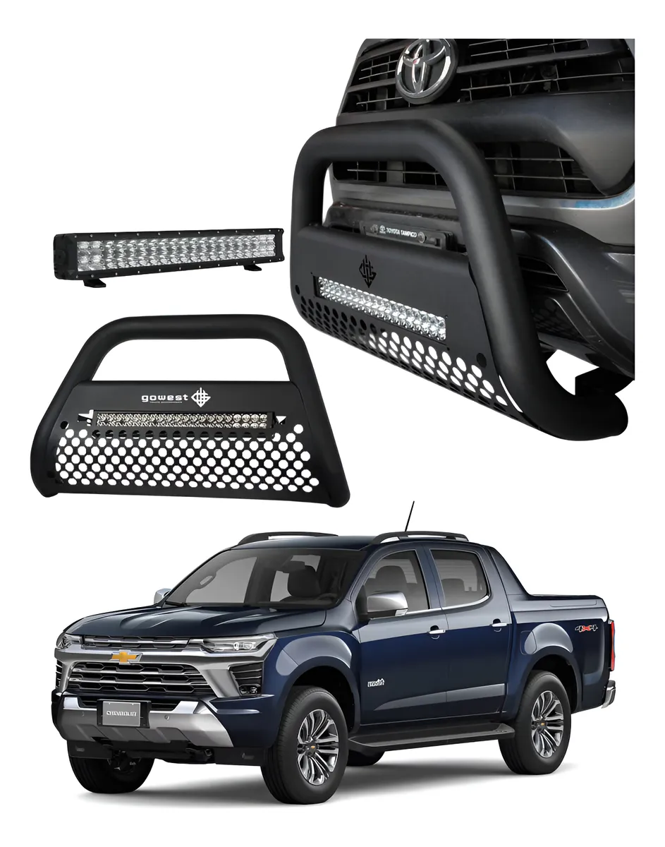 Kit Burrera Ultra Bar Chevrolet S10 2016 - 2020 + Barra Led - Image 1