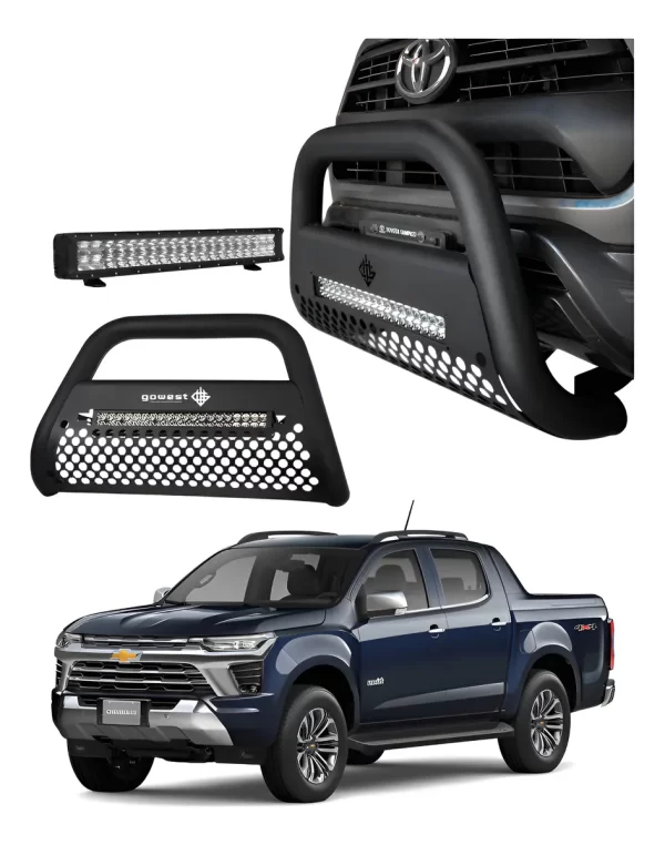 Kit Burrera Ultra Bar Chevrolet S10 2016 - 2020 + Barra Led