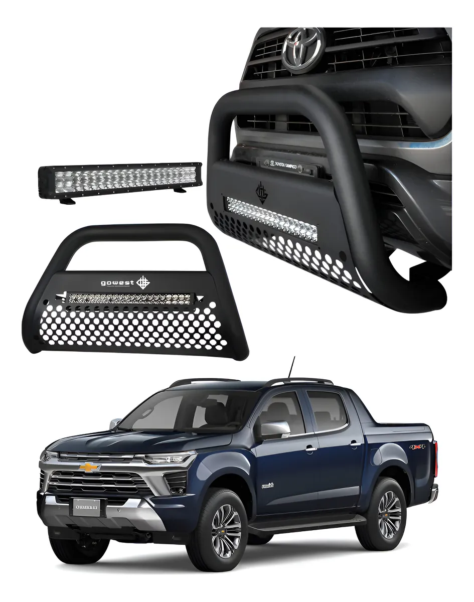 Kit Burrera Ultra Bar Chevrolet S10 2016 - 2020 + Barra Led - Image 1