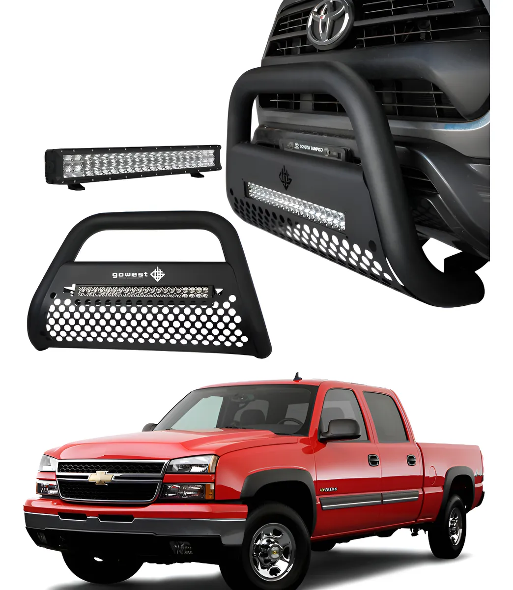 Kit Burrera Ultra Bar Silverado 2003 - 2006 + Barra Luz Led - Image 1