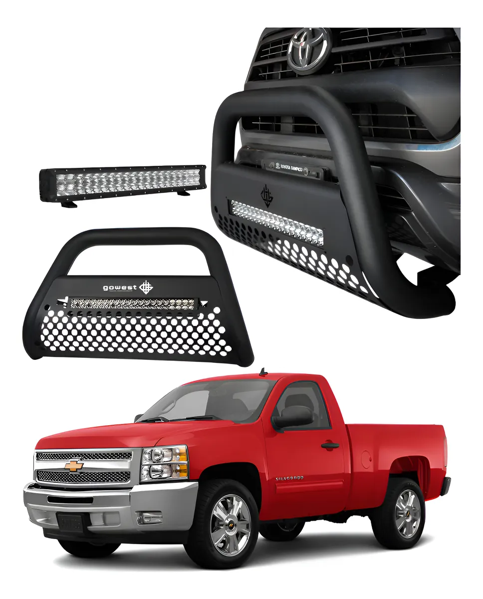 Kit Burrera Ultra Bar Para Silverado 2007 - 2003 + Barra Led - Image 1