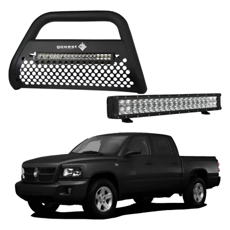 Combo Burrera Ultra Bar Dodge Dakota 2005 - 2012 + Barra Led