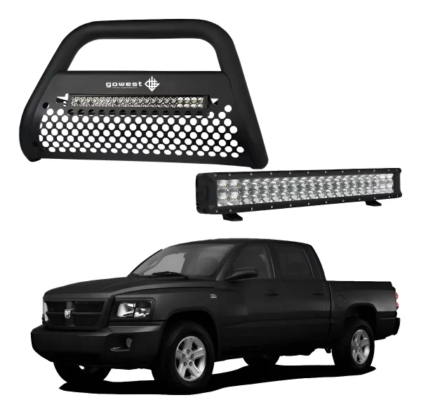 Combo Burrera Ultra Bar Dodge Dakota 2005 - 2012 + Barra Led