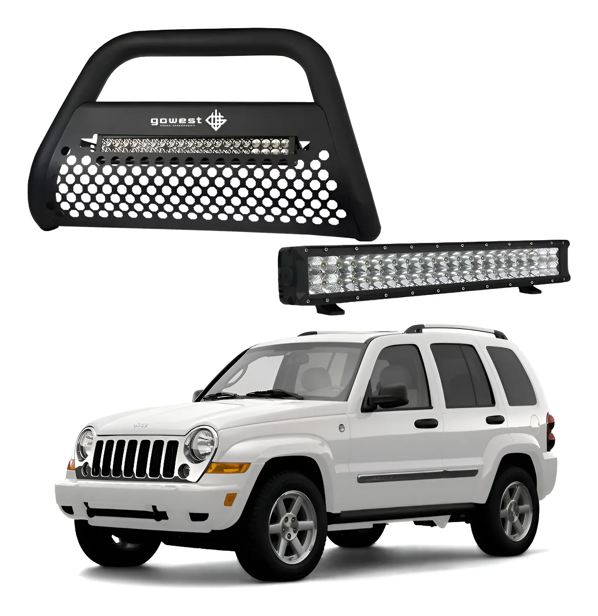 Burrera Ultra Bar Barra Para Jeep Liberty Del 2005 Al 2007 - Image 1