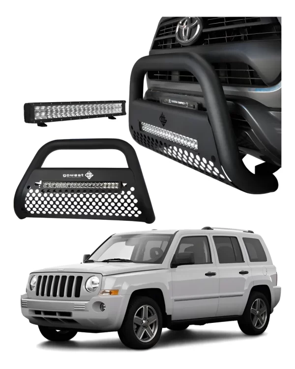 Kit Burrera Ultra Bar Jeep Patriot 2007 - 2010 + Barra Led