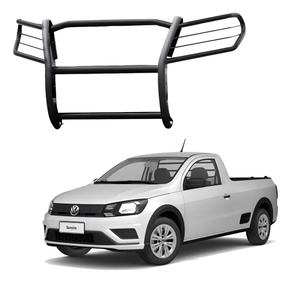 Burrera Euroguard Negra Para Volkswagen Saveiro 2017 - 2023
