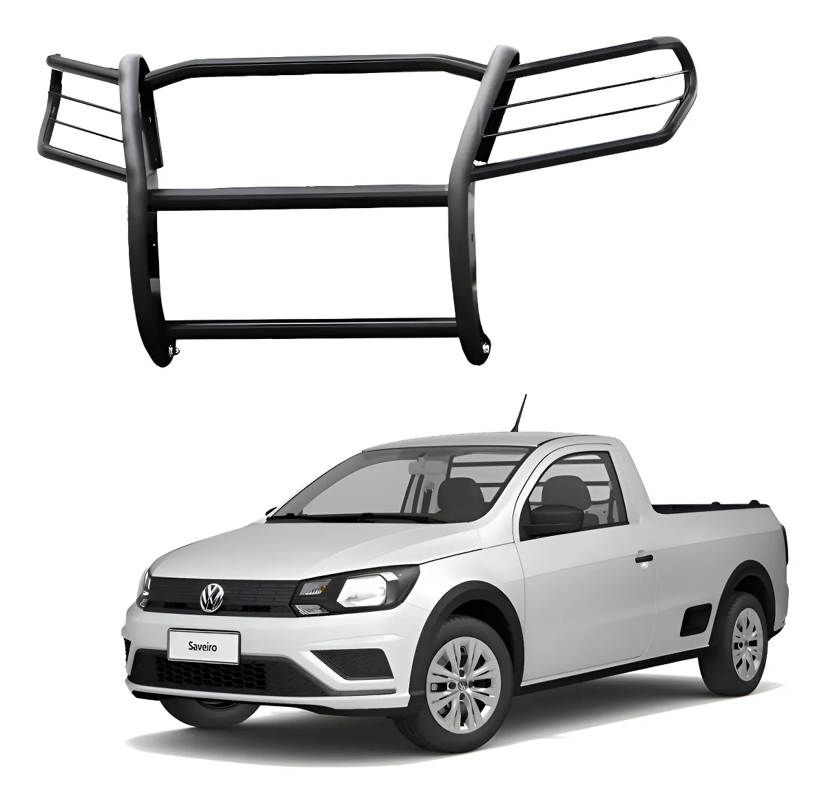 Burrera Euroguard Negra Para Volkswagen Saveiro 2017 - 2023 - Image 1