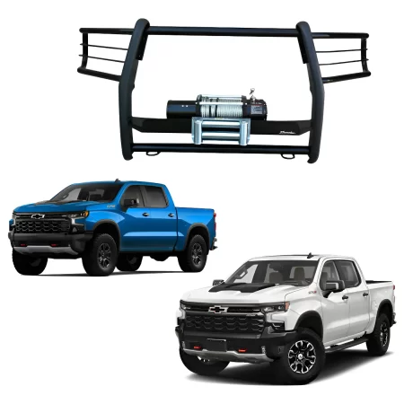 Burrera Con Base Para Winch Chevrolet Silverado 2016 - 2024+