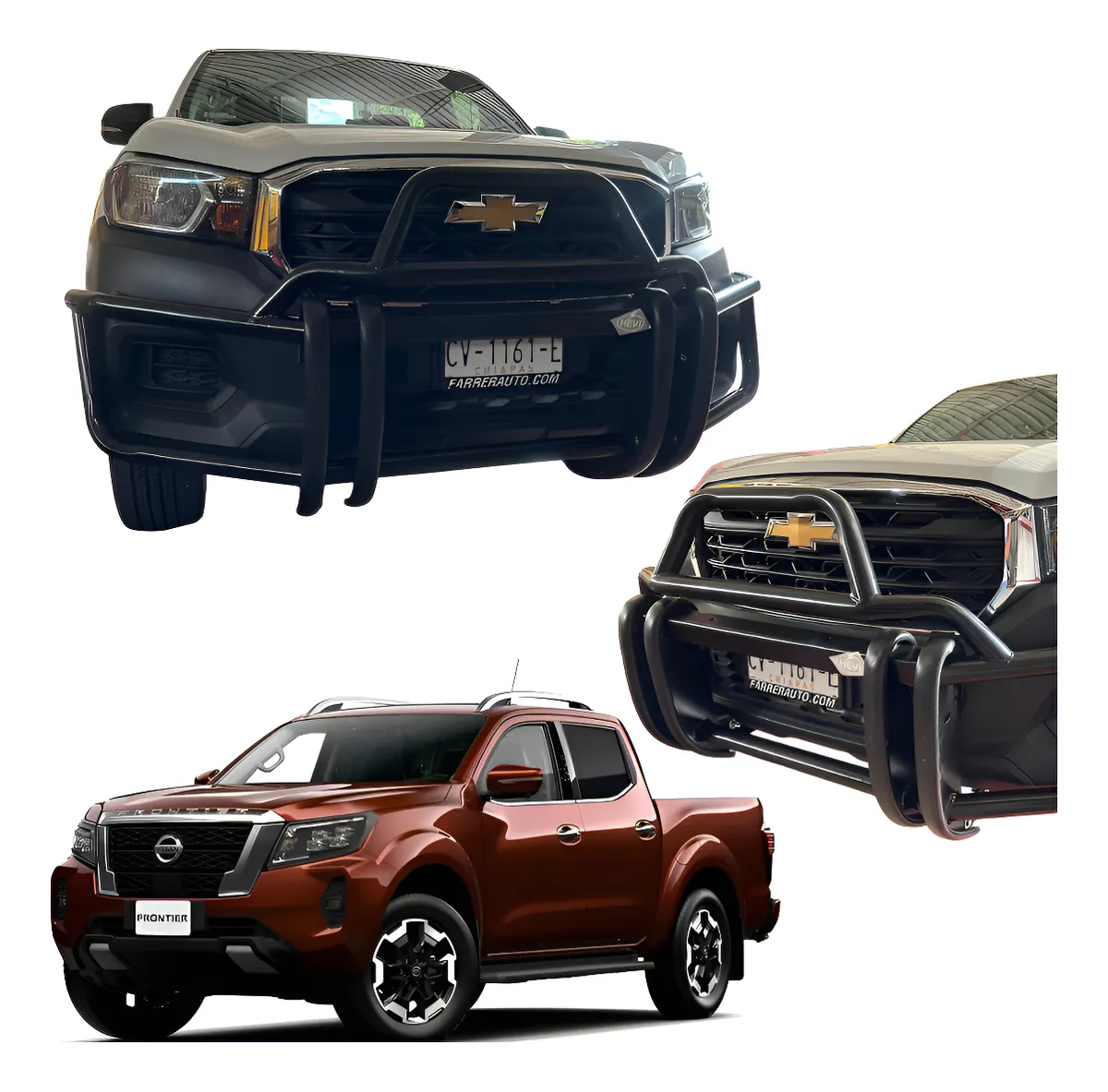 Burrera Defensa Delantera Para Toyota Hilux 2016 - 2024 - Image 1